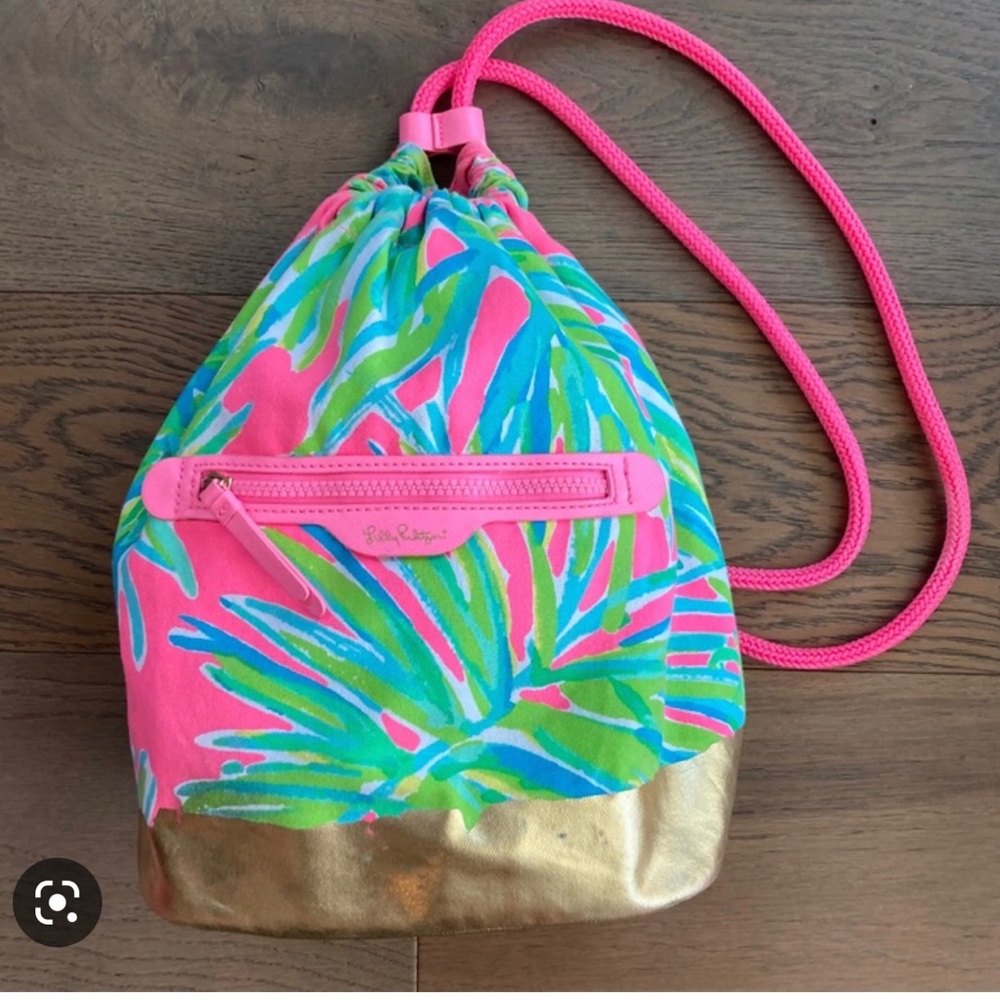 Lilly Pulitzer drawstring backpack